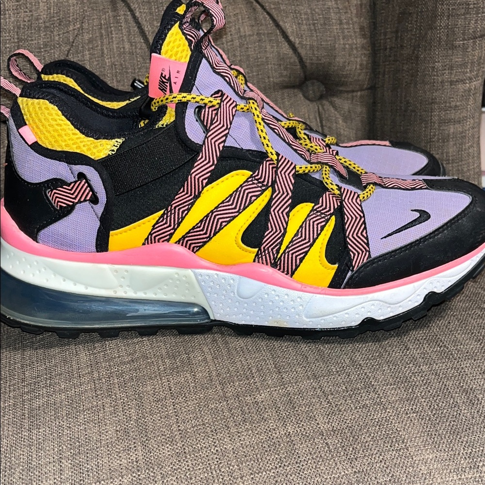 Nike Air Max 270 Bowfin in the "Atomic Violet/Amarillo" men's 11